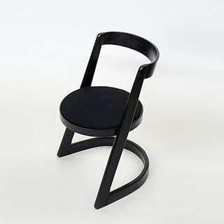 chaises Halfa en hêtre noir